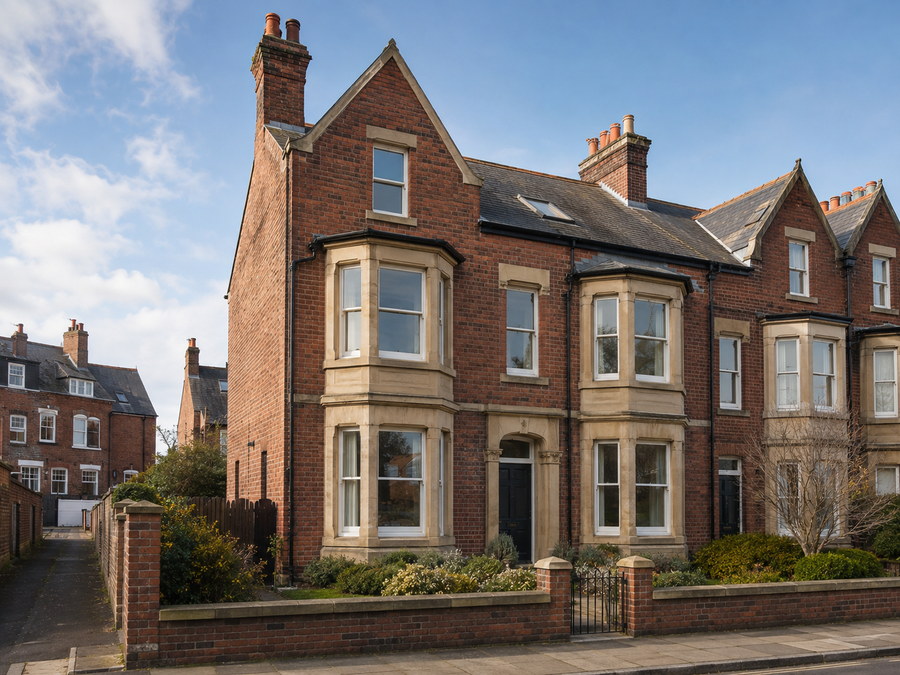 Illustrative coastal home near Tynemouth